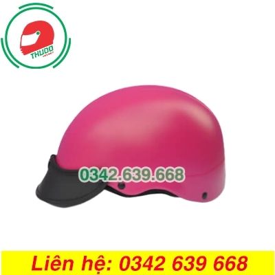 Mũ Bảo Hiểm Màu Hồng In logo Quảng Cáo Số 4