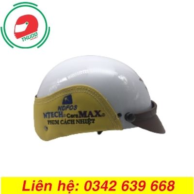 Mũ Bảo Hiểm Quảng Cáo Thêu Logo Lên Mũ đẹp