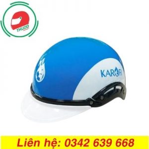 Mũ bảo hiểm quảng cáo thương hiệu Máy lọc nước Karofi